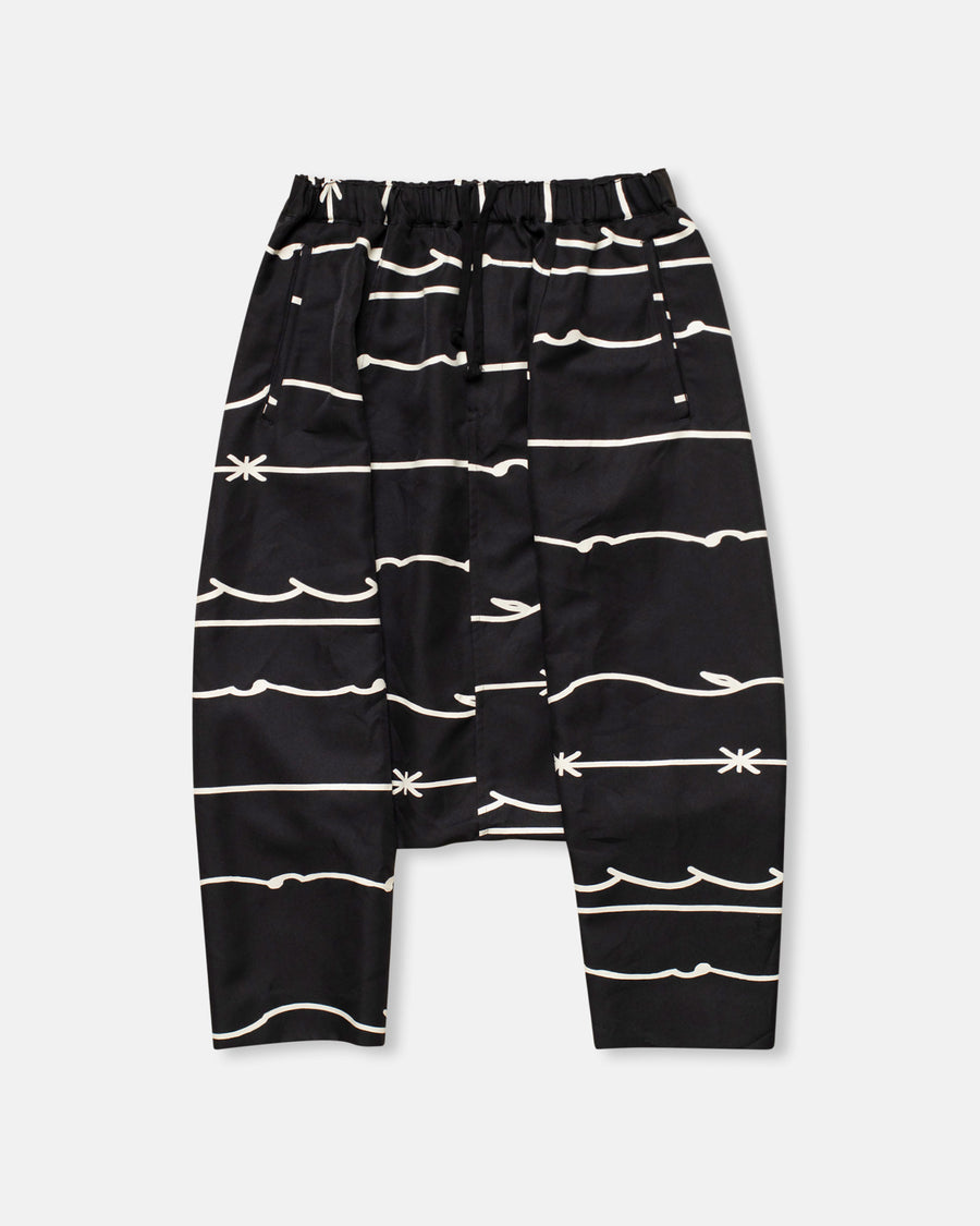 twill filip pasowski print trousers