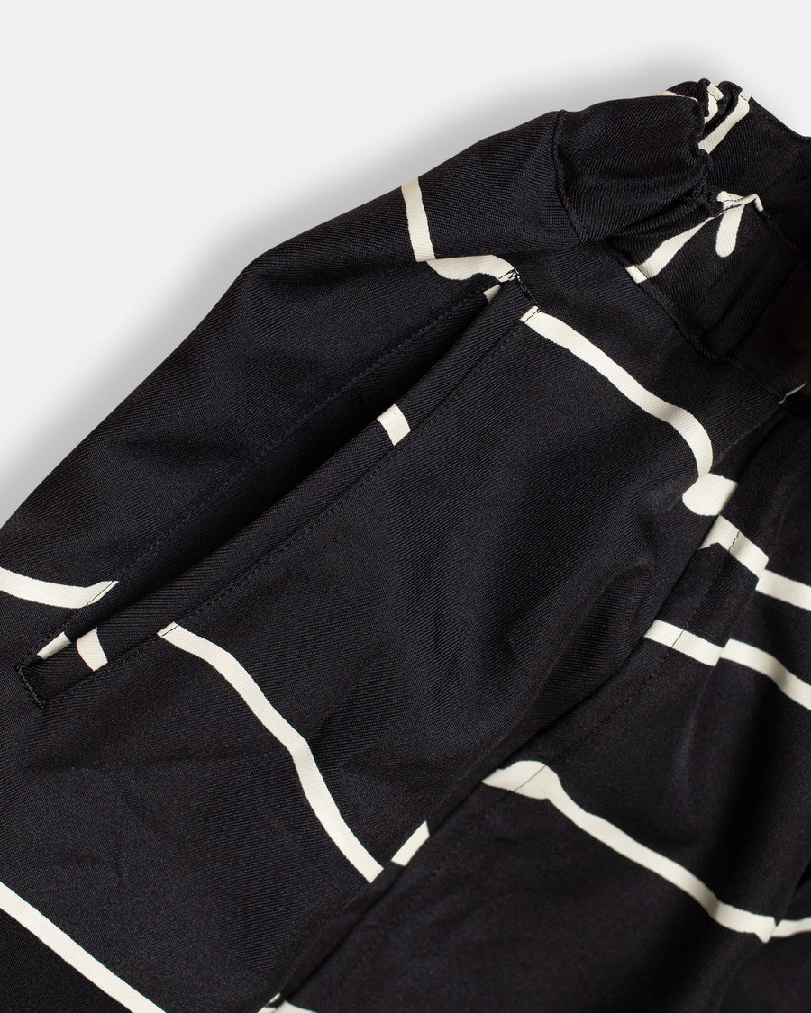 twill filip pasowski print trousers