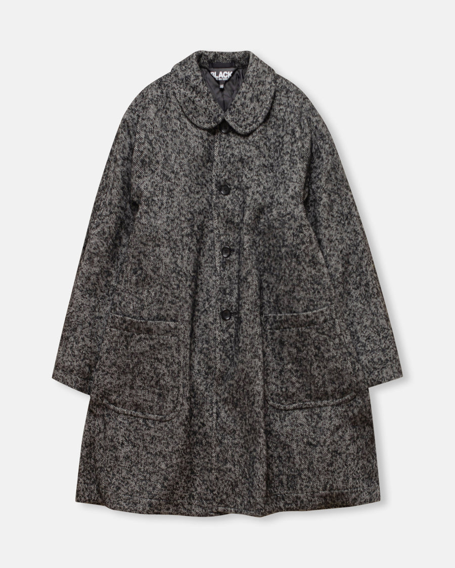 tweed herringbone coat