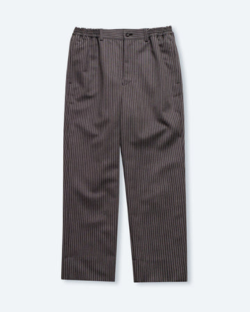 wool mottled stripe trouser