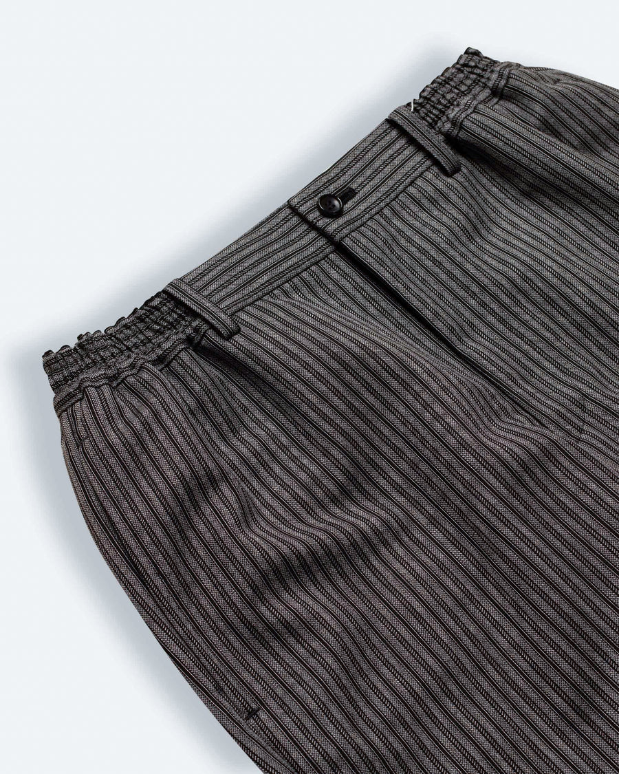 wool mottled stripe trouser