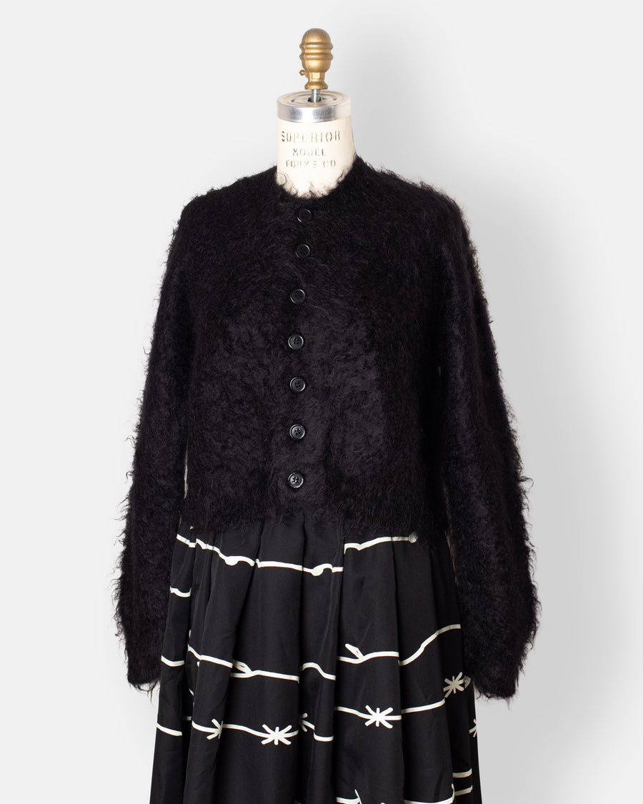 mohair cardigan