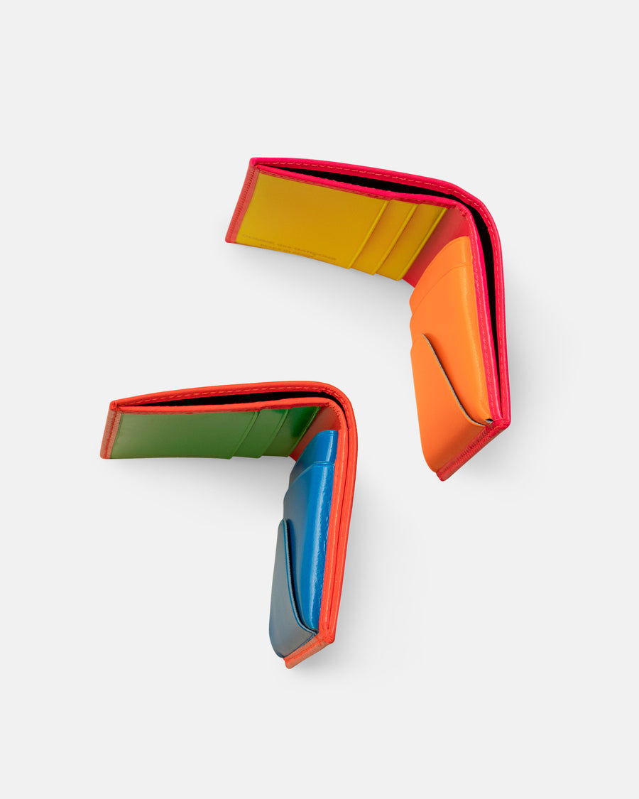 super fluo bifold card wallet