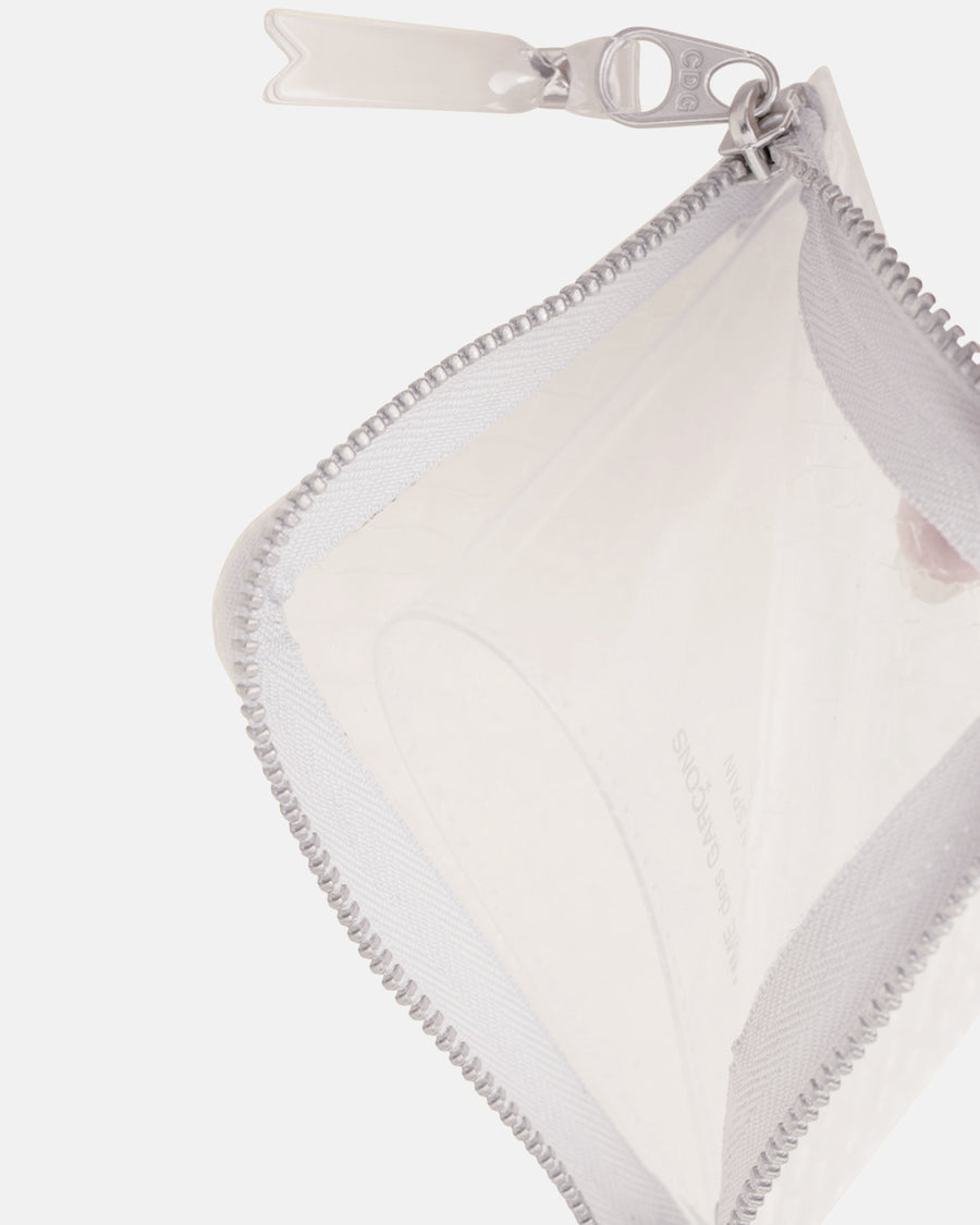 ファッション小物 CDG Zip Pouch TRANSPARENT SNAKE