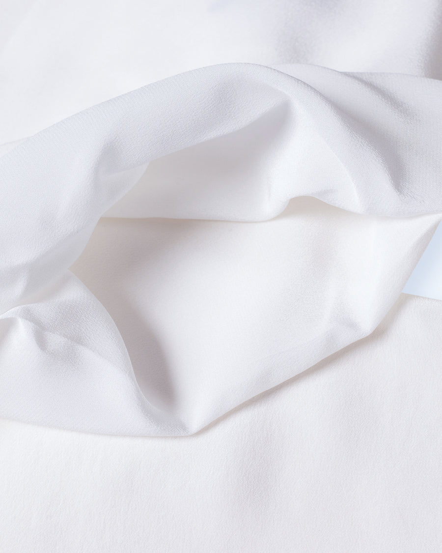 round neck silk top