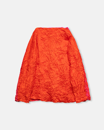 bicolor silk top