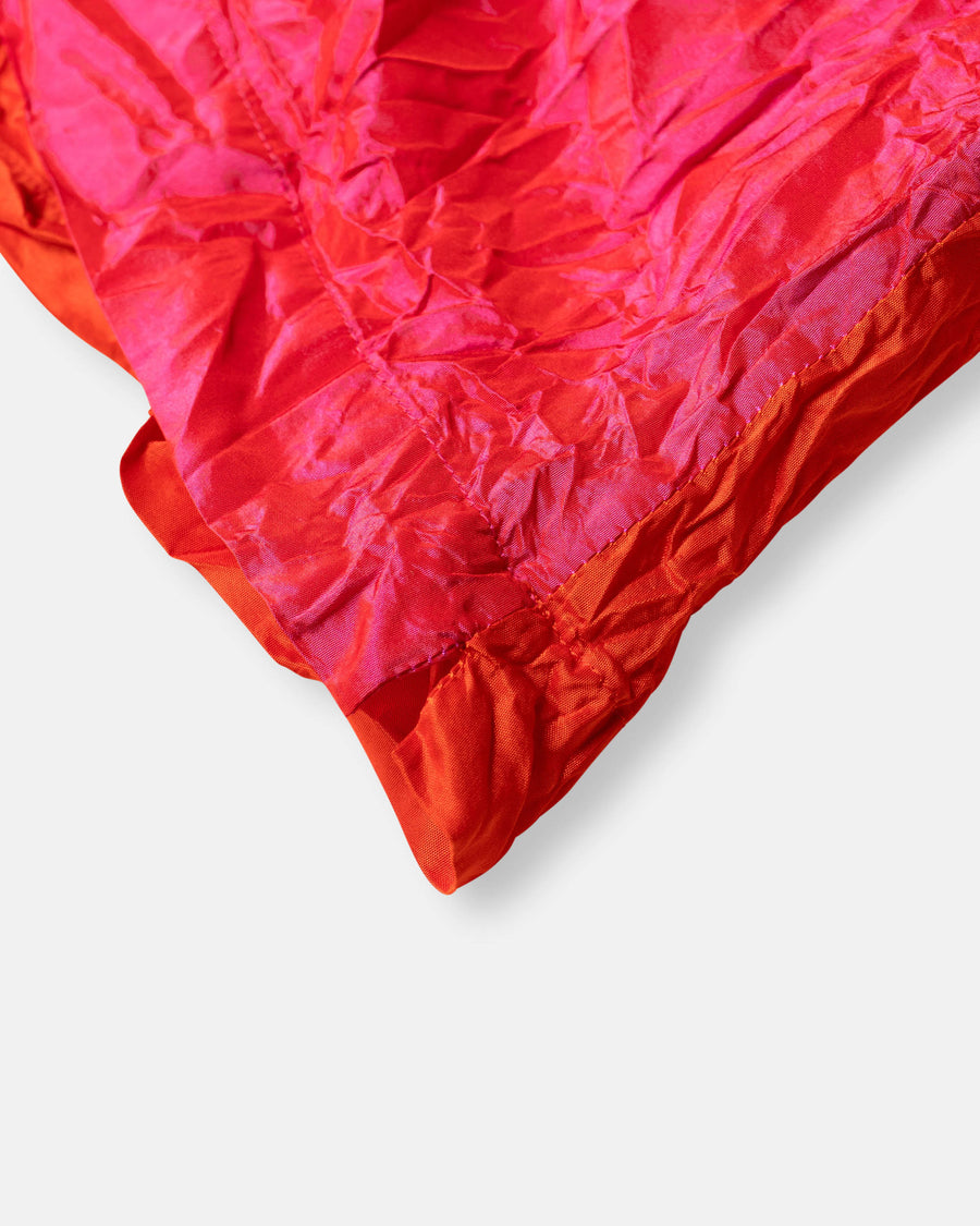 bicolor silk top