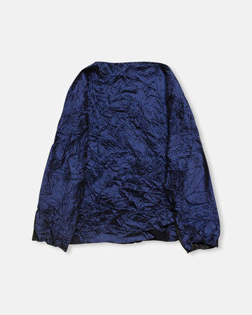 bicolor silk top