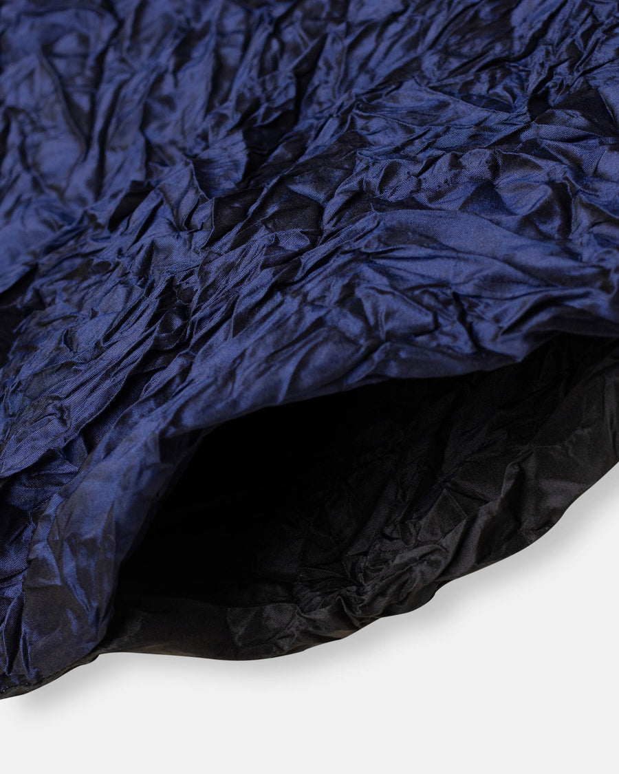 bicolor silk top