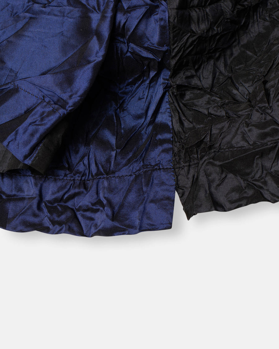 bicolor silk top