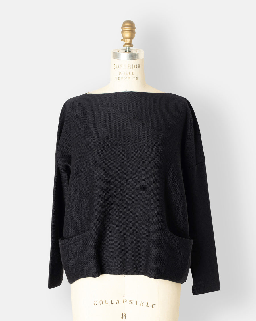 boatneck sweater