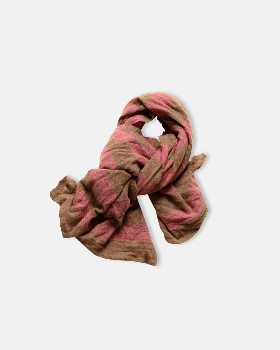 cashmere check shawl