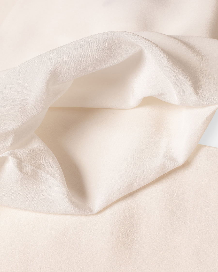 round neck silk top