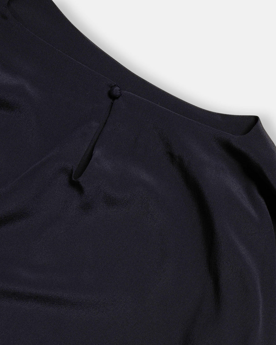 round neck silk top