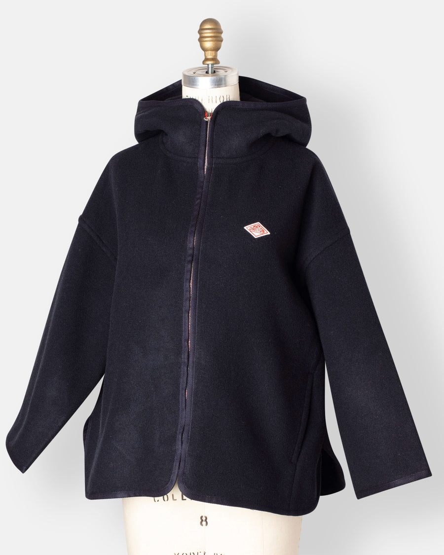 fleece hooded jacket
