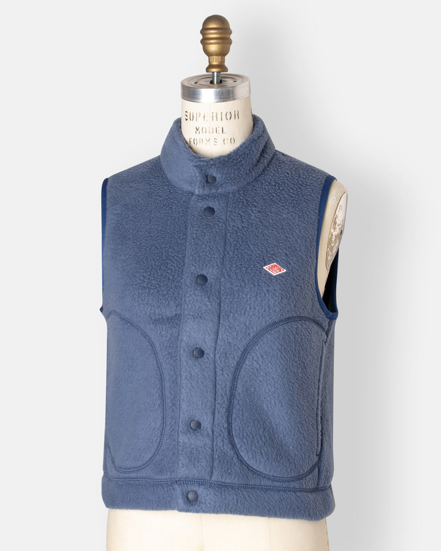 stand collar vest