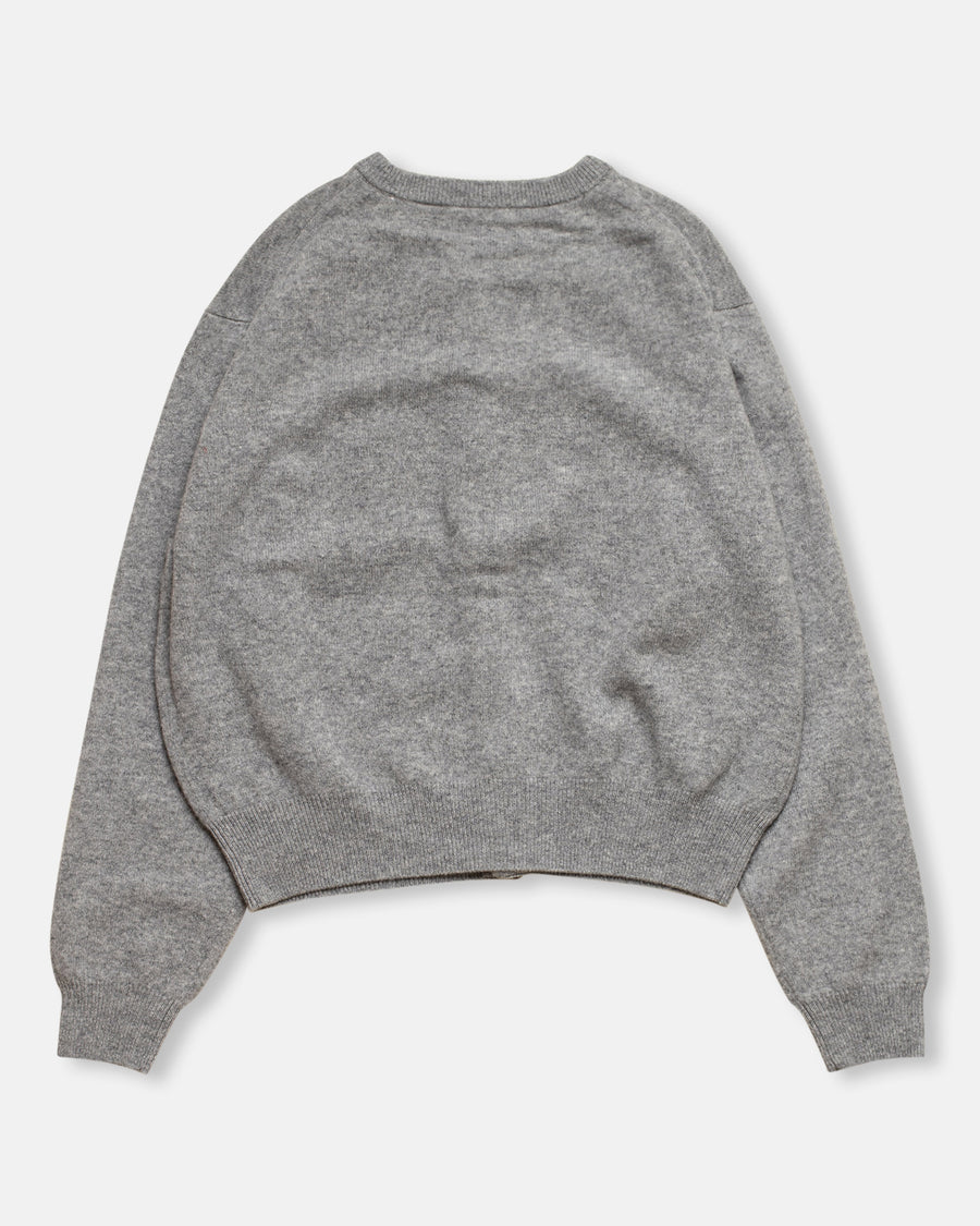 crew neck cardigan