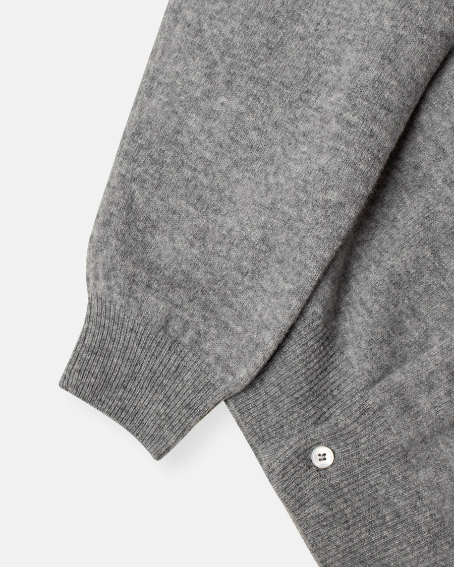 crew neck cardigan