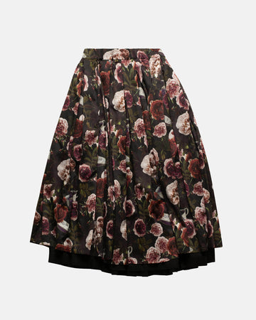 solange printed cotton skirt