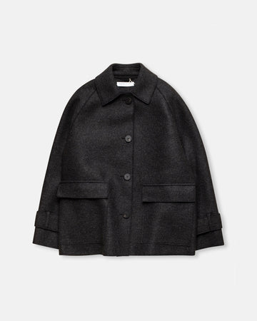 raglan jacket with quilted lining
