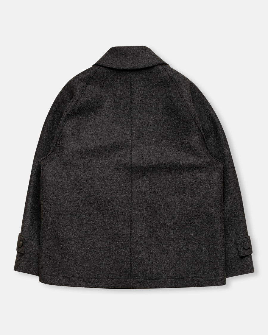 raglan jacket with quilted lining