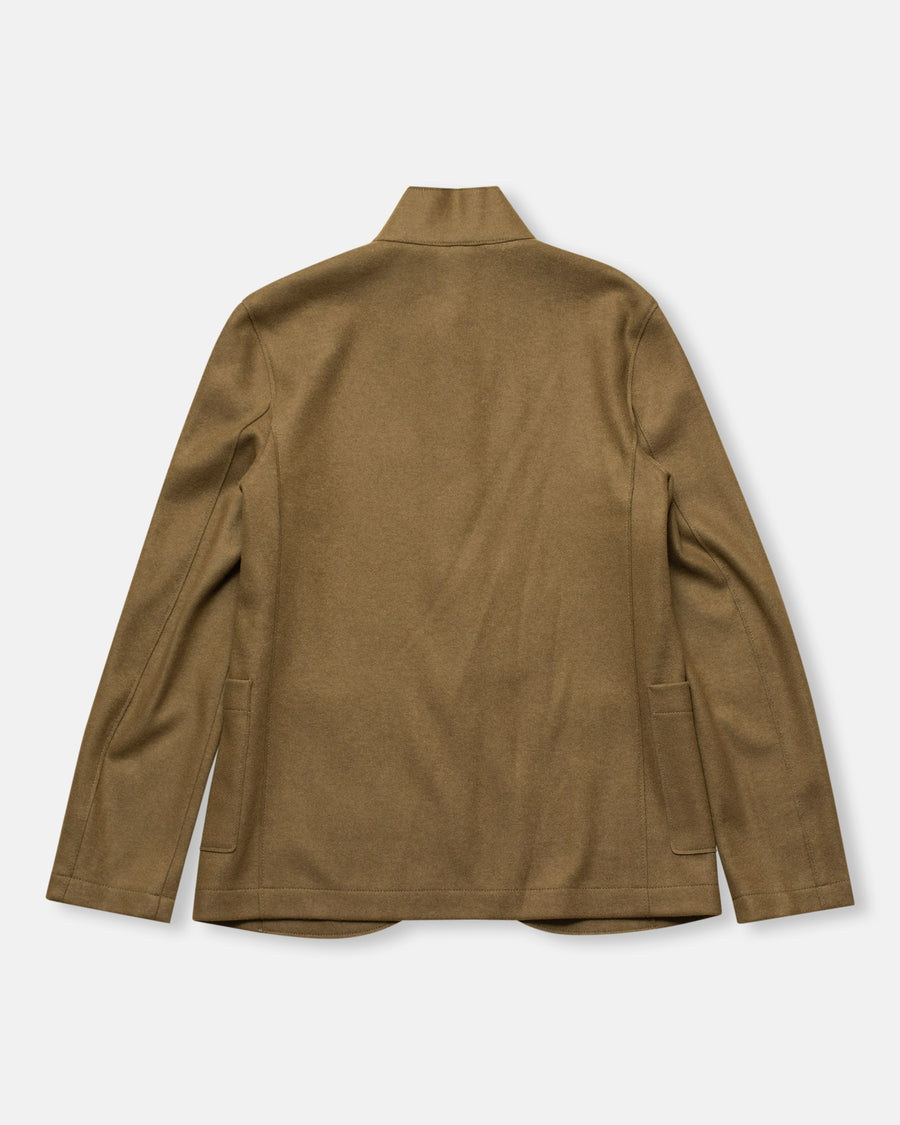 high collar blazer