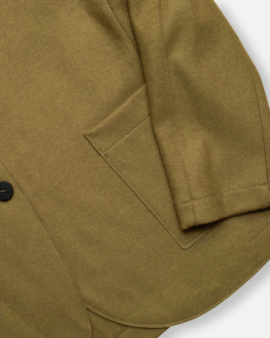 high collar blazer