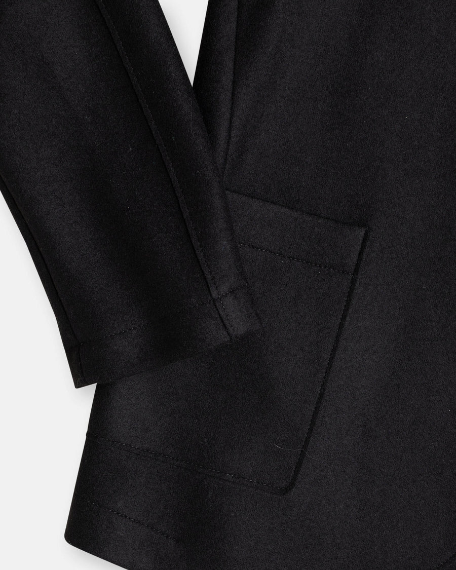 high collar blazer