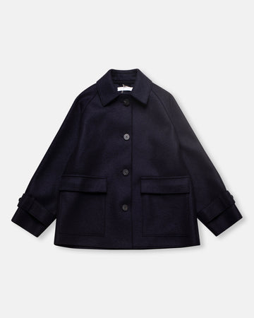 raglan jacket with quilted lining
