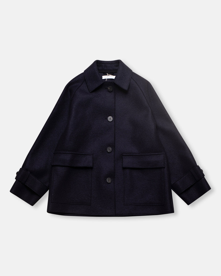 raglan jacket with quilted lining
