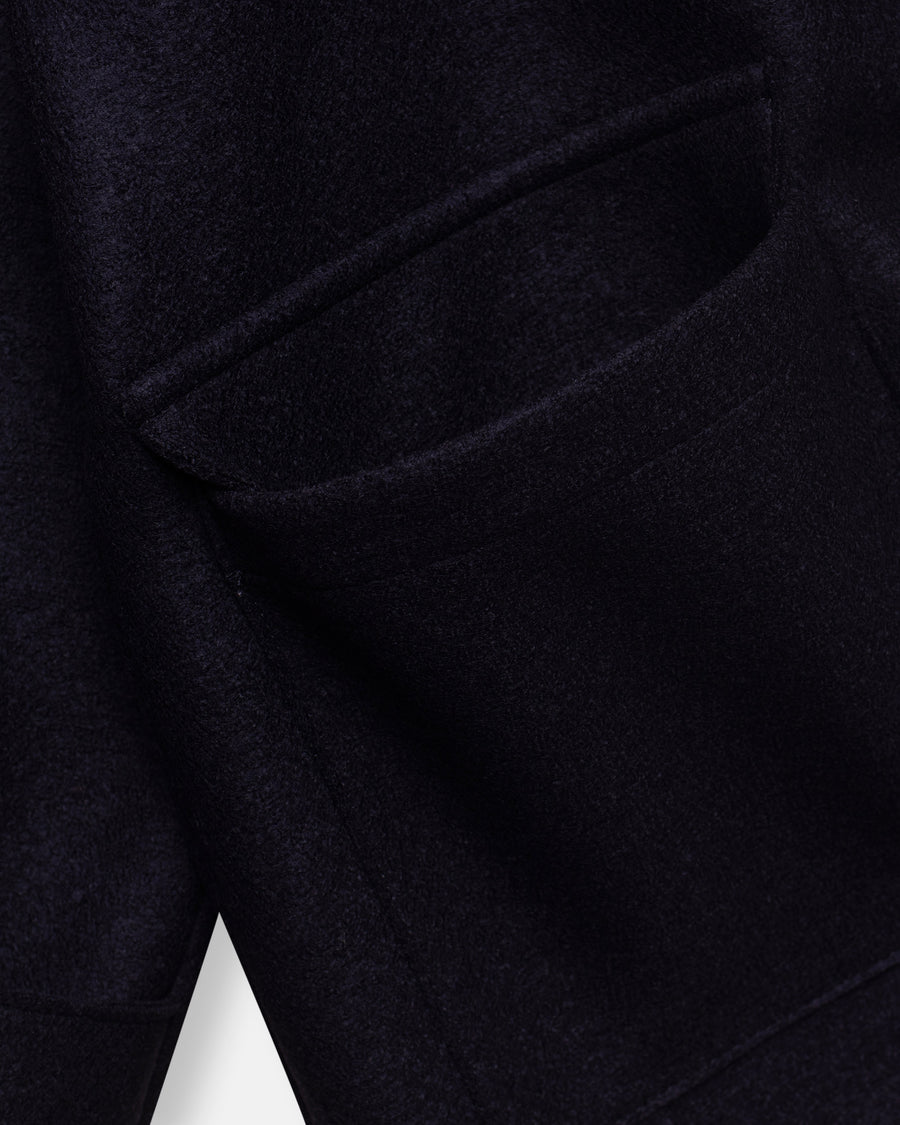 raglan jacket with quilted lining