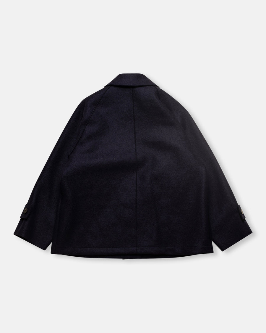 raglan jacket with quilted lining