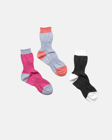 color puff socks