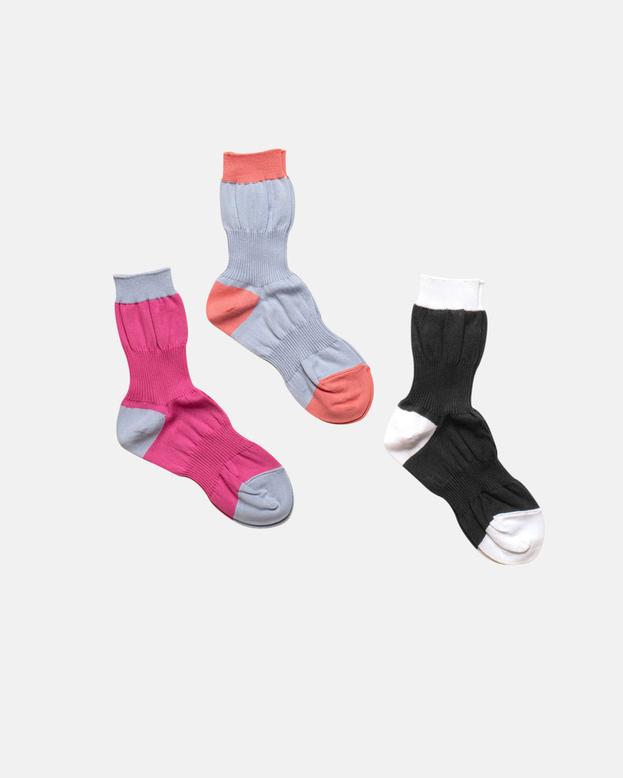 color puff socks