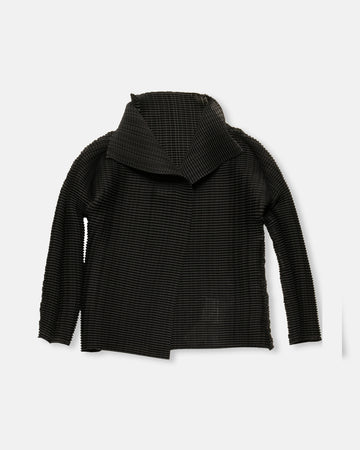 wooly pleats cardigan