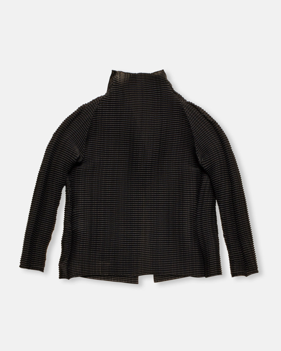 wooly pleats cardigan