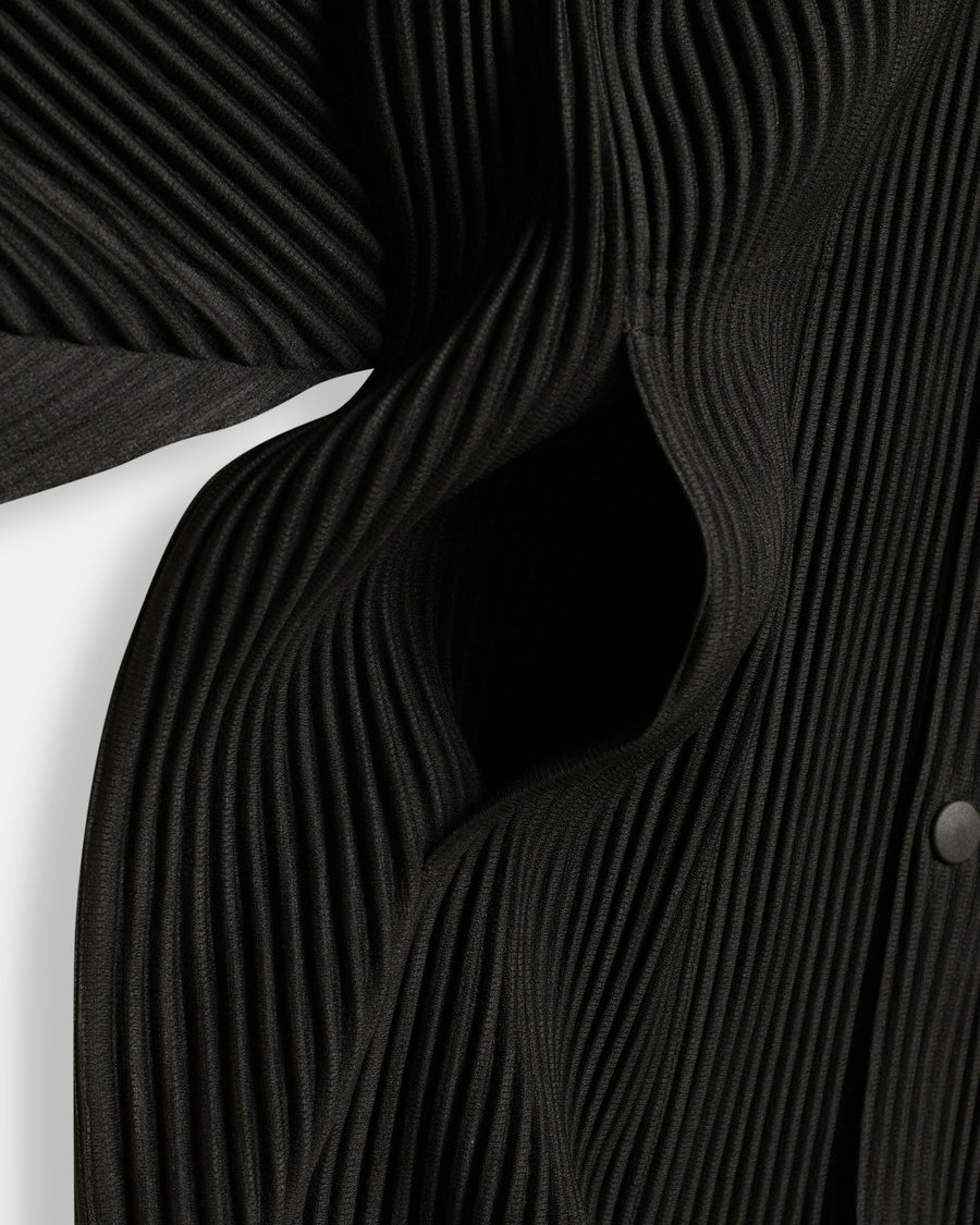 mc pleated jacket