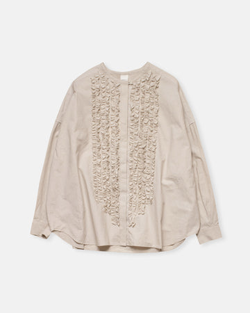 frill wide shirt