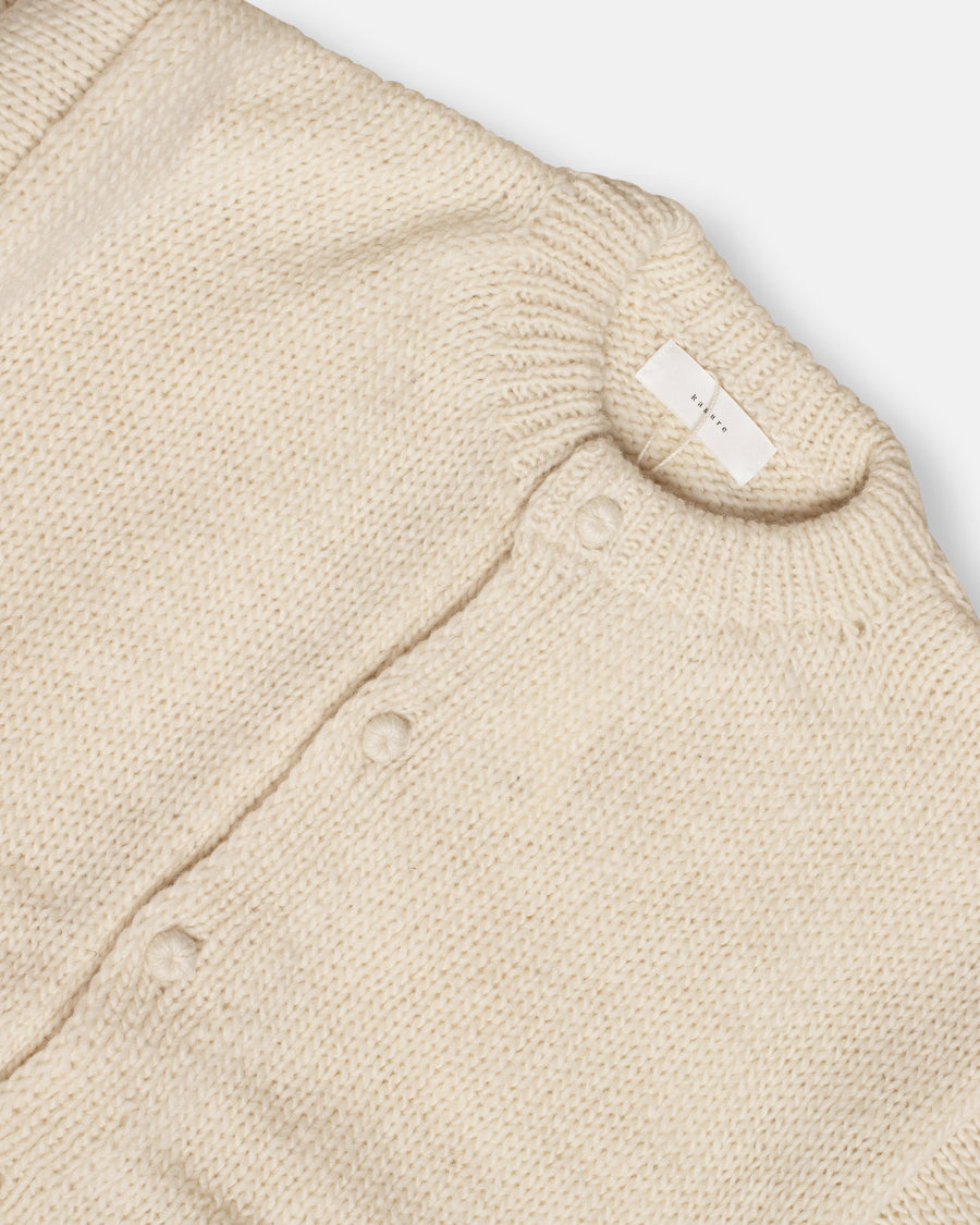 peruvian knit cardigan