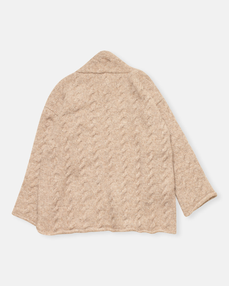 cable cardigan