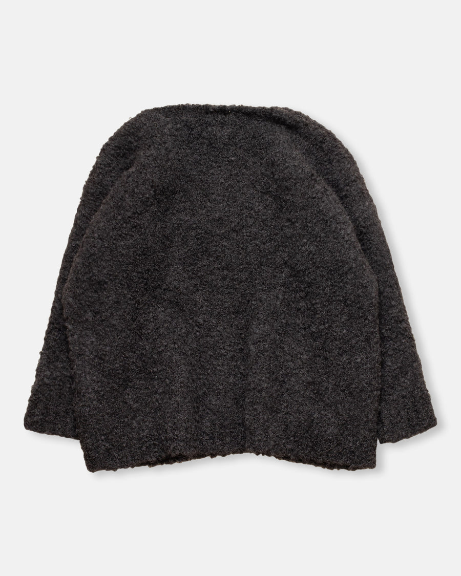 bouclé pullover with pocket