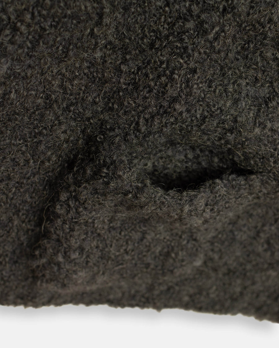 bouclé pullover with pocket