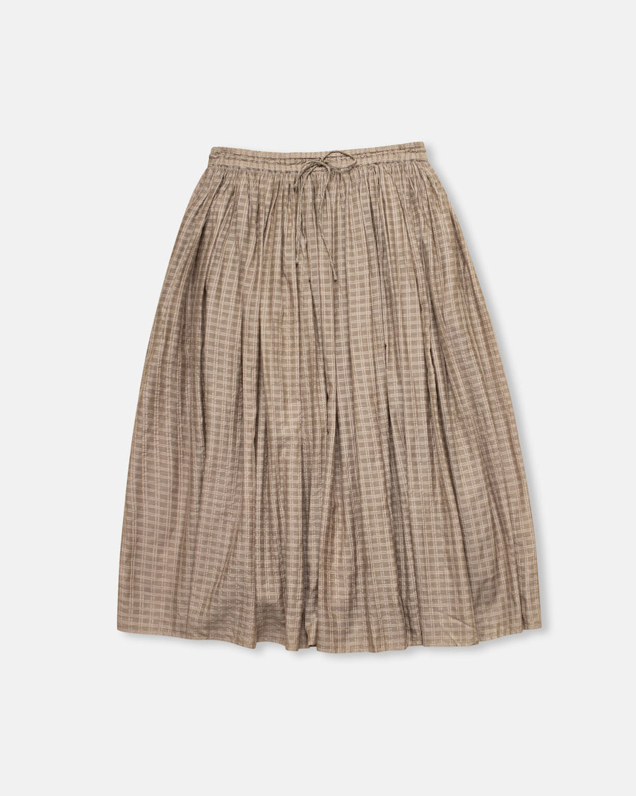 gathered skirt