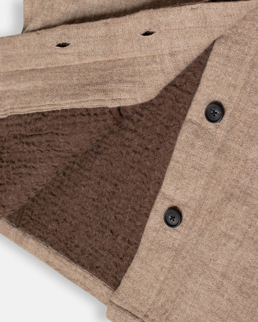 stand collar fly front jacket