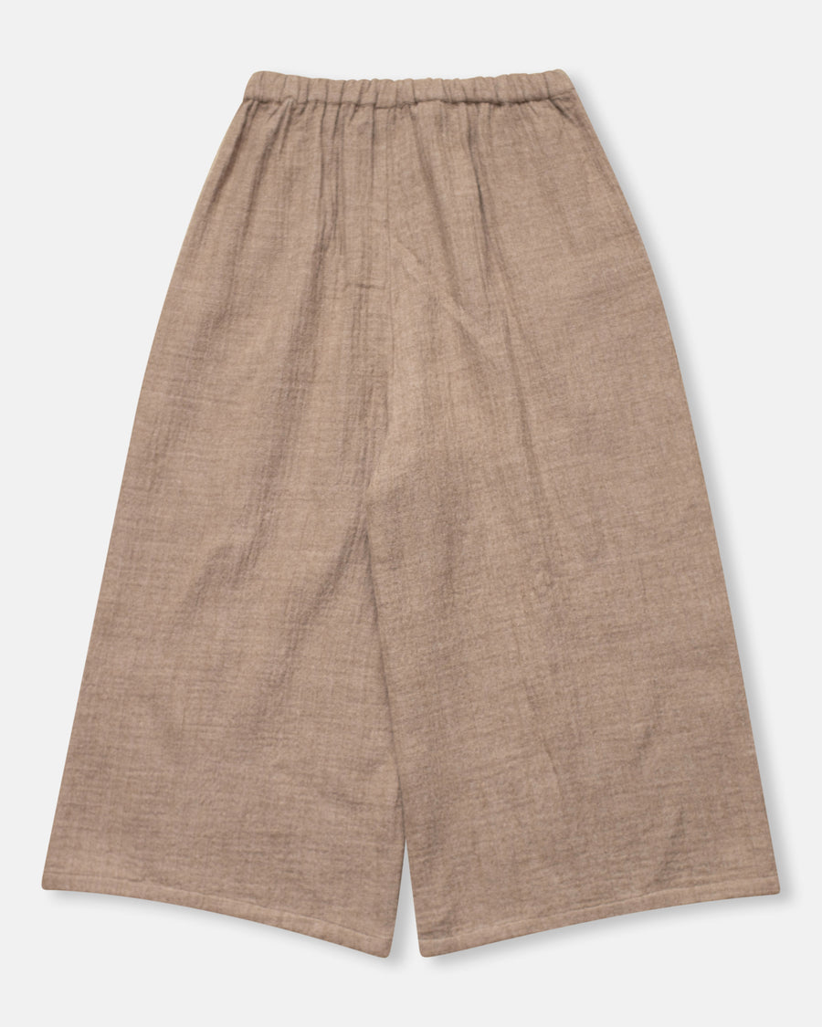wool cotton wide pants
