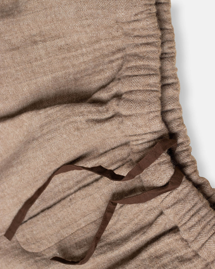 wool cotton wide pants