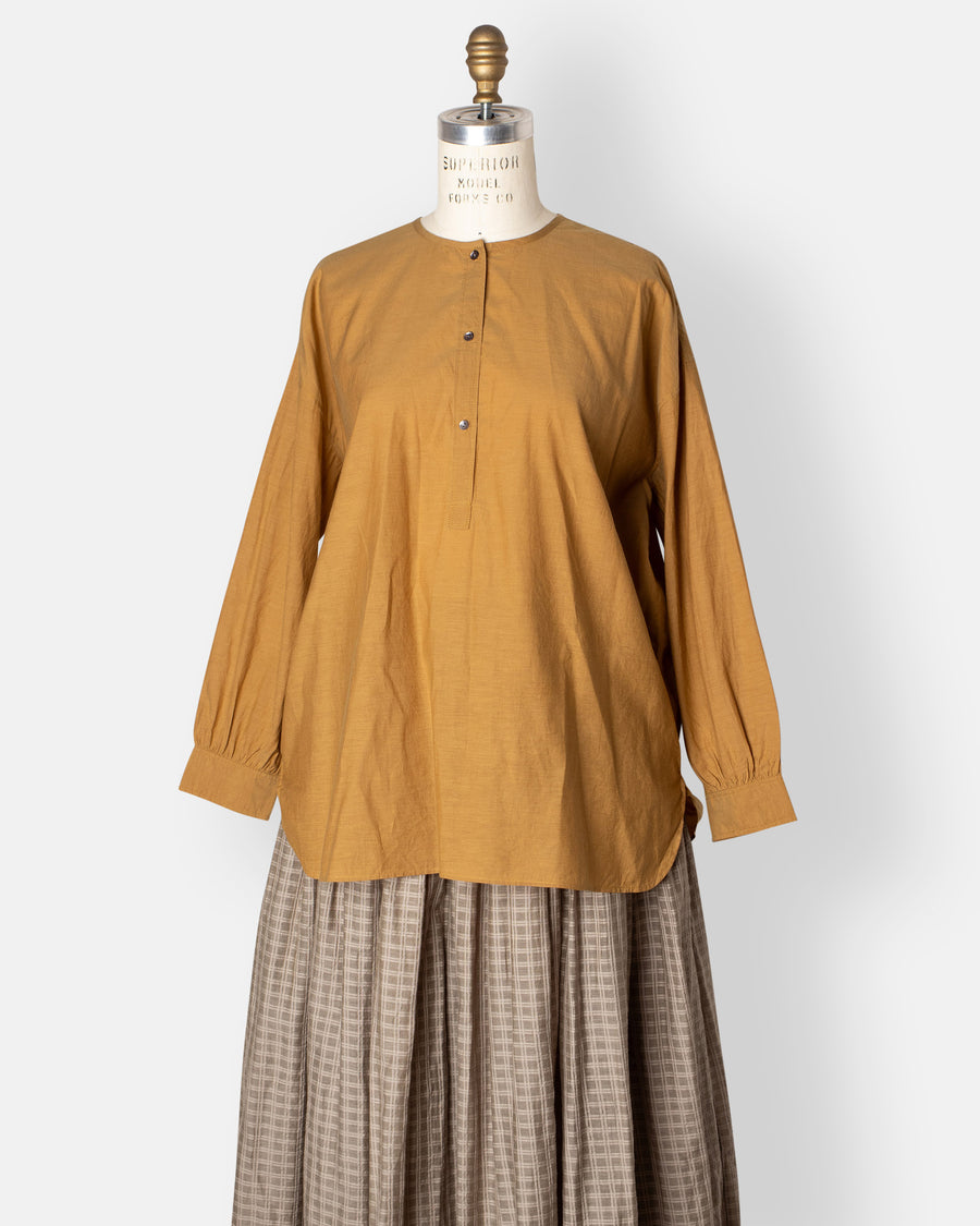 bangalore cotton silk plain pullover shirt
