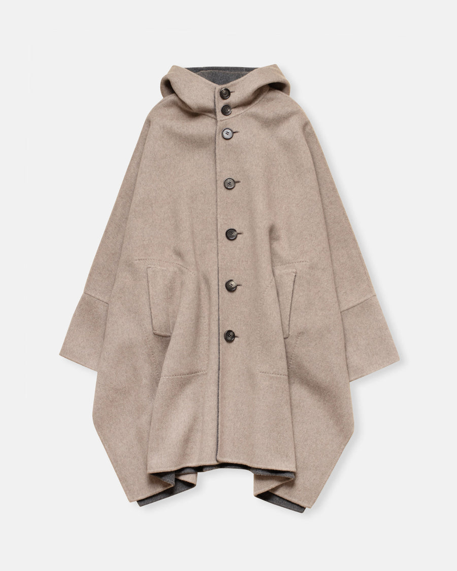 himliko reversible cashmere cape