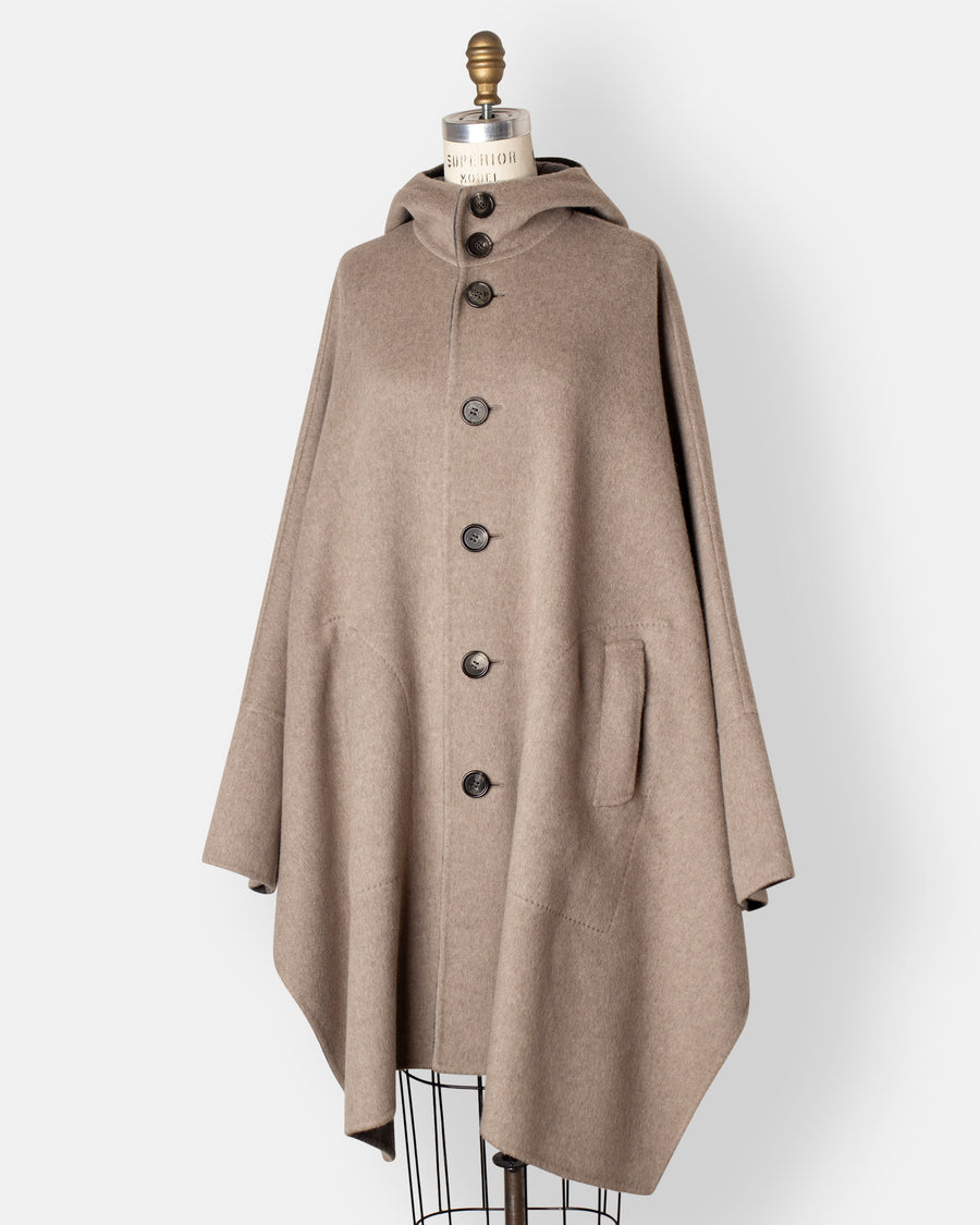 himliko reversible cashmere cape