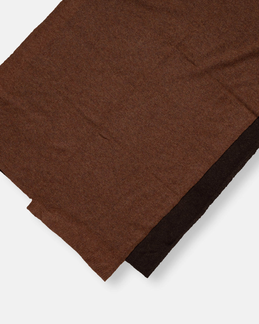 sora 2-tone knitted shawl